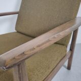 Scandinavian armchair oak 50/60
