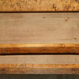 Writing desk in pollard oak from around 1800 with claw and ball carved legs.