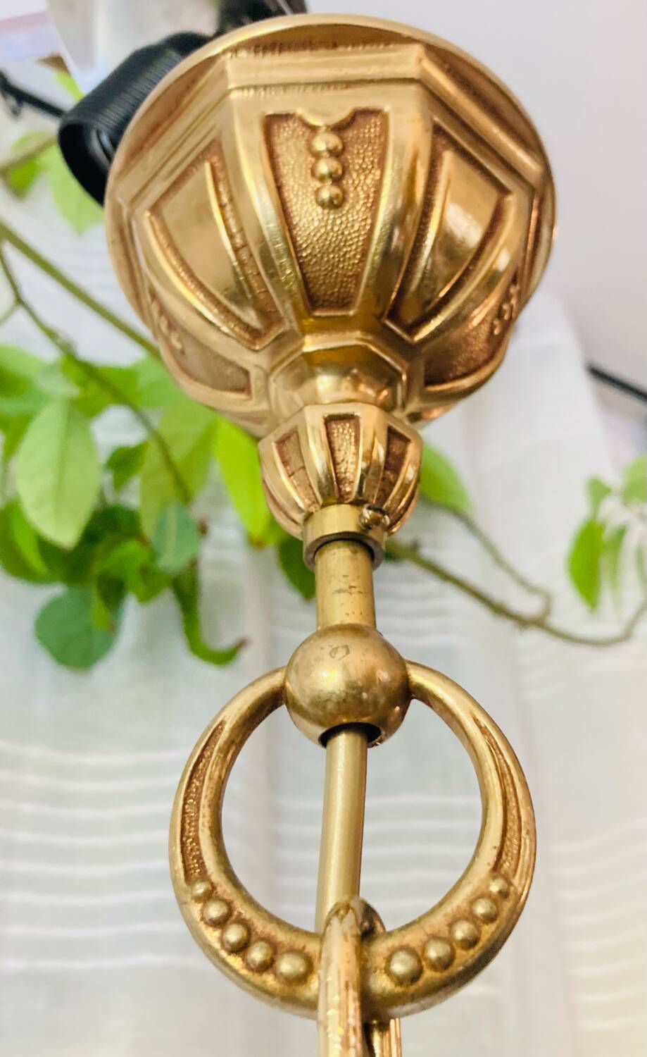 Louis XVI chandelier, 20th century, in solid gilded bronze