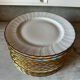 13 flat plates Bernardaud Verlaine