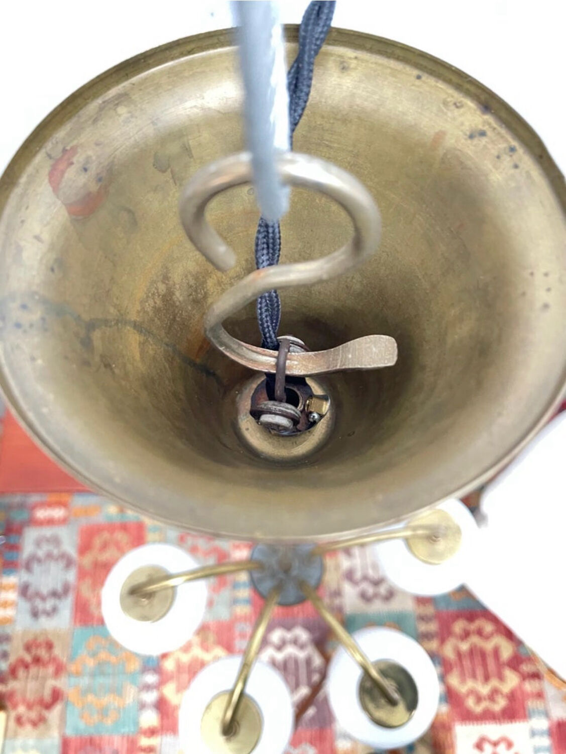 Danish Modernist 6 Arm Chandelier by LYFA