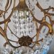 Authentic Peris Andreu chandelier, Valencia, Spain, 1950s, fully
