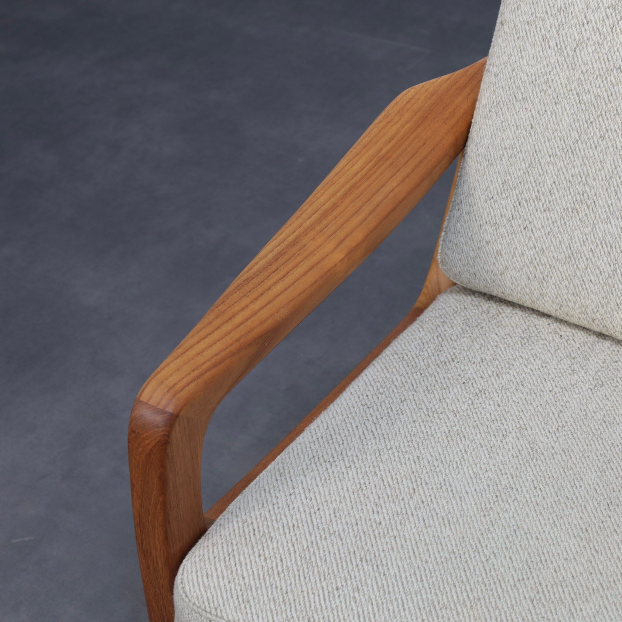 Mid-century Danish 3-seater sofa / daybed by Juul Kristensen (1970s)