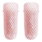 Set of 2 Murano glass wall sconces "Graniglia" in pink diamond shape by SimoEng.