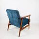 Fauteuil vintage, années 70 bleu - marine comme Lis
