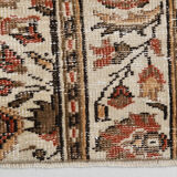 2x6 red & beige turkish runner rug 80x194cm