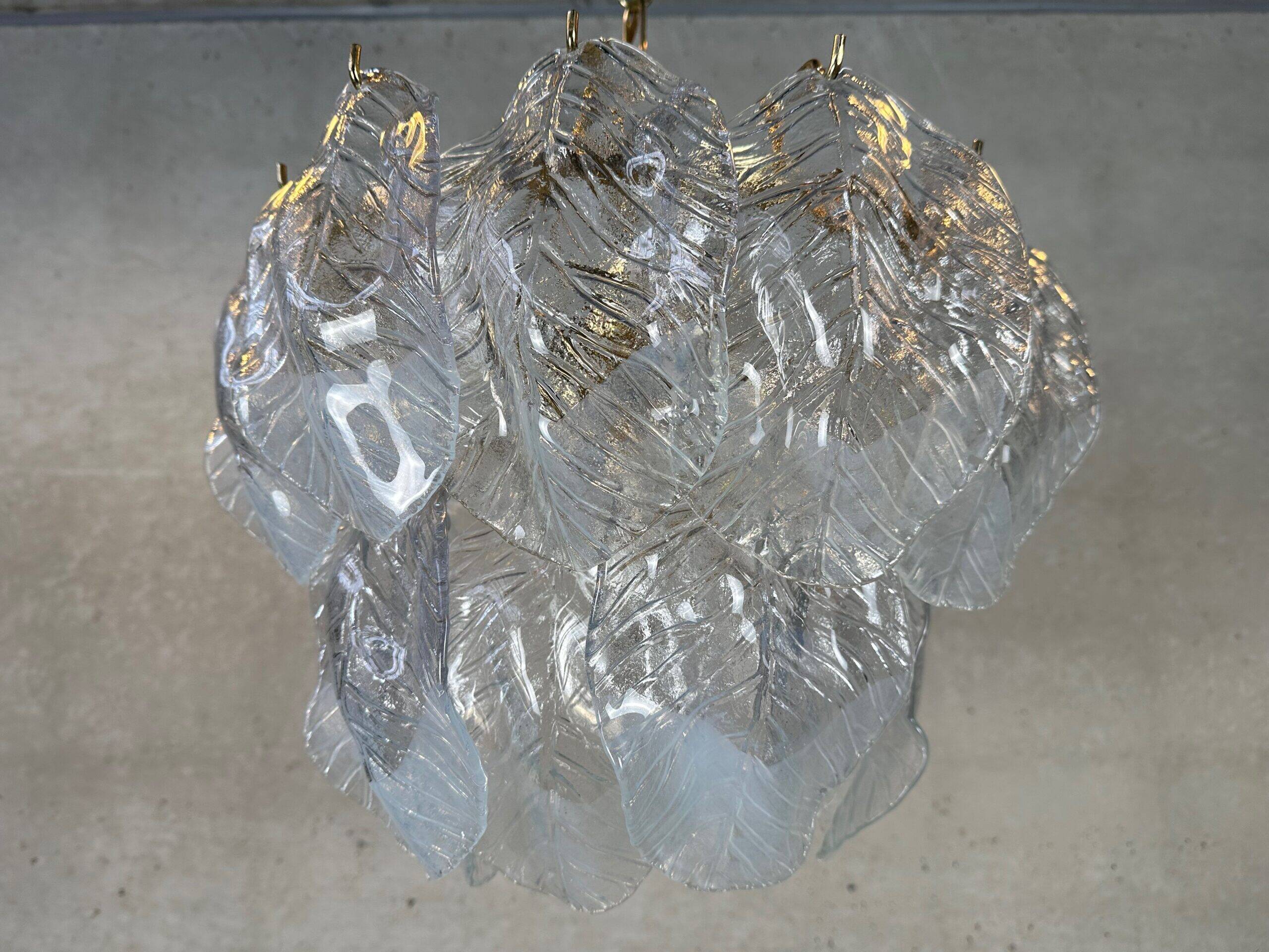 Vintage Italian bi-coloured chandelier