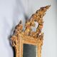 Antique carved and gilded wooden mirror, Italy, early 20th century.