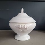 Opaque Lunéville porcelain soup tureen
