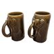 Vintage Thai Celadon Mugs Elephant, from the 60s