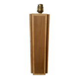 50s wooden lamp base