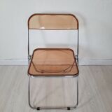 3 Plia chairs, designer Giancarlo Piretti for Anonima Castelli