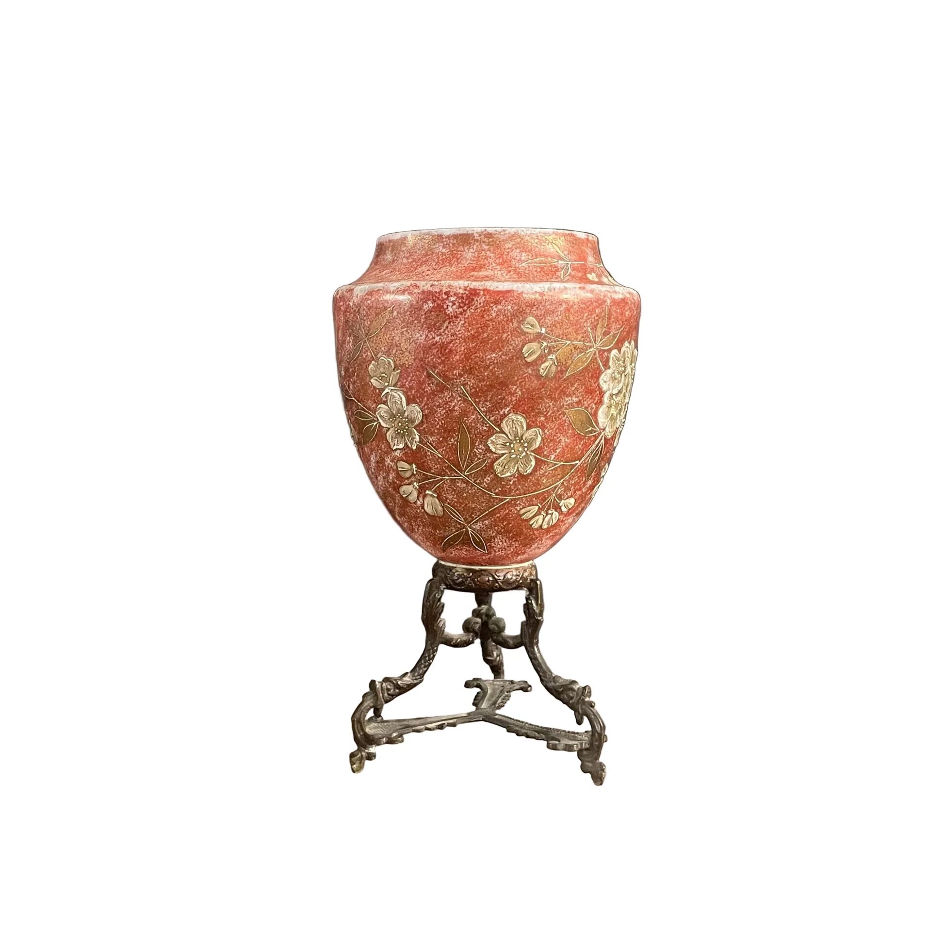 Bronze footed vase - Ref 1136