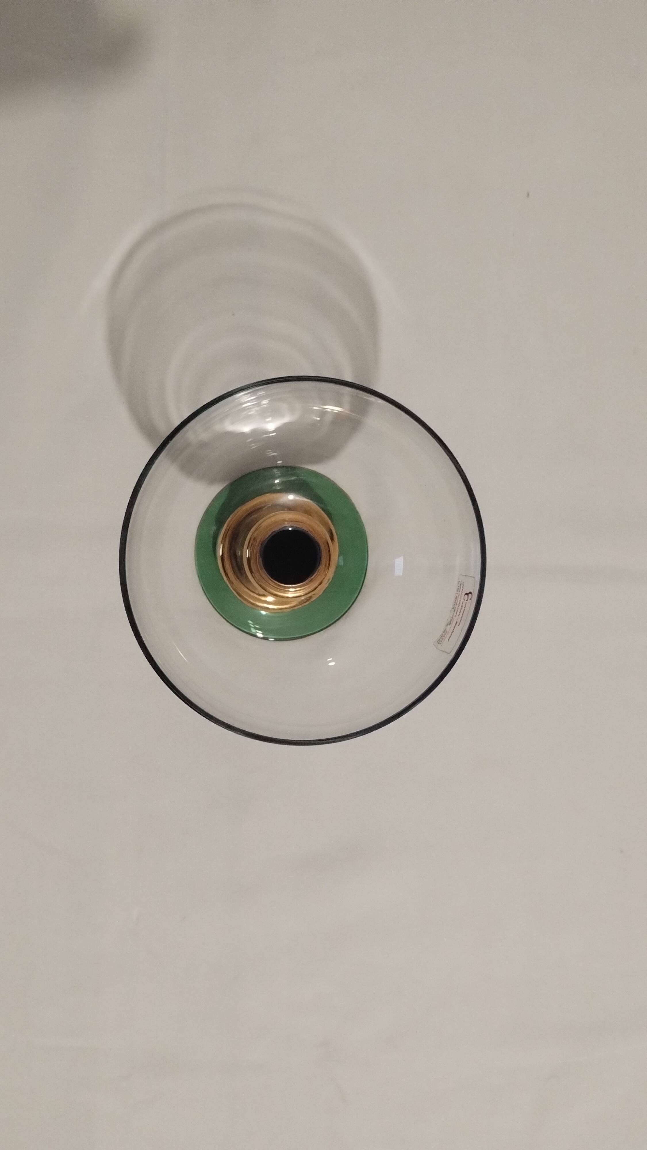 "La Vida" crystal stemmed bowl