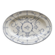 Vintage blue and white ceramic oval dish