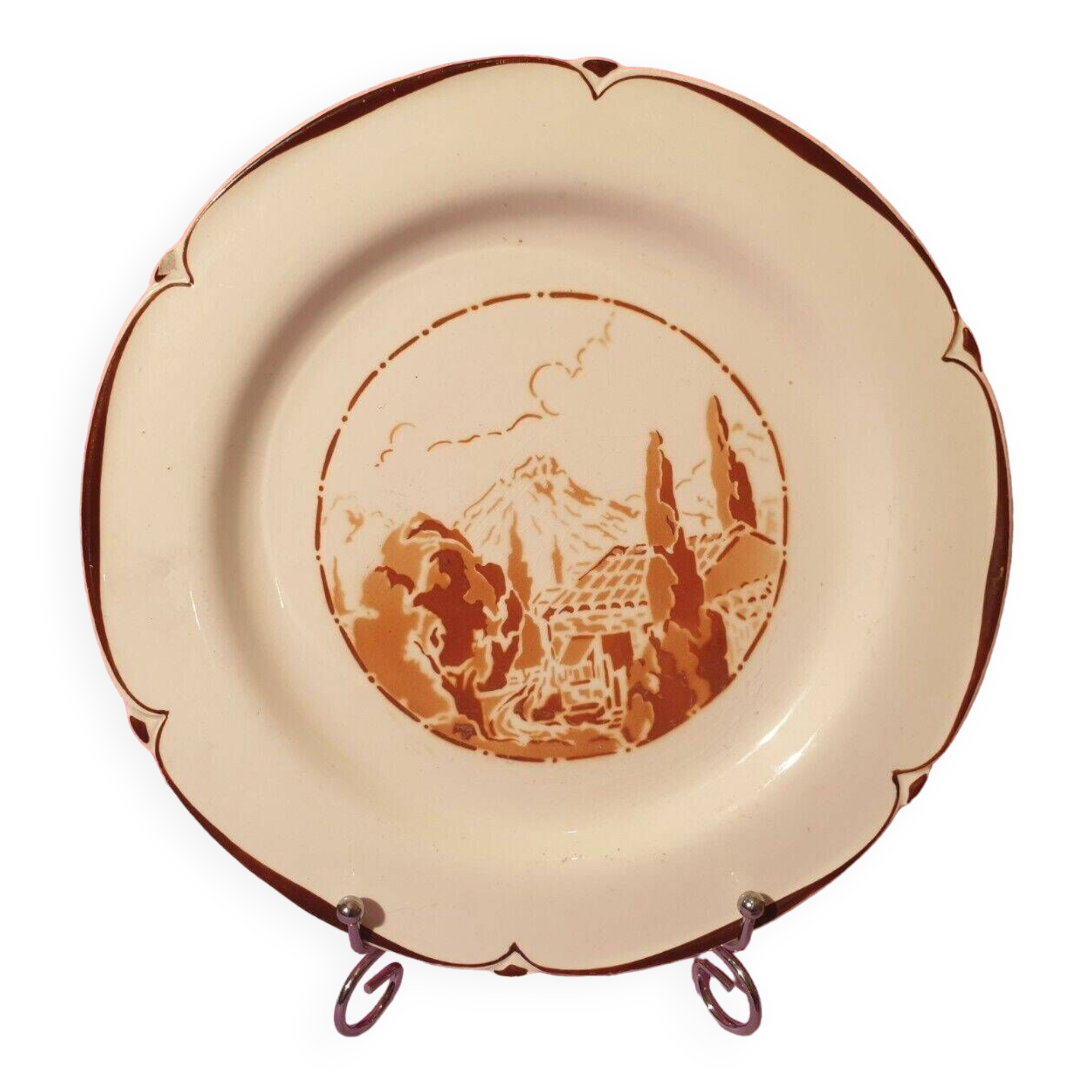 Lunéville Plate Provinces of France M Goupy Ref 1