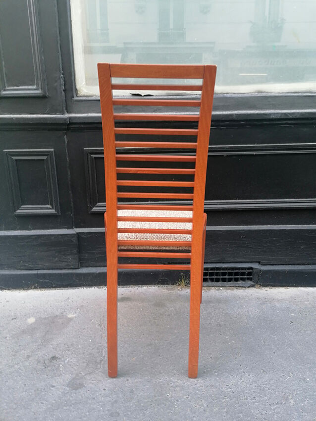 Four wooden chairs, Cinna 2000