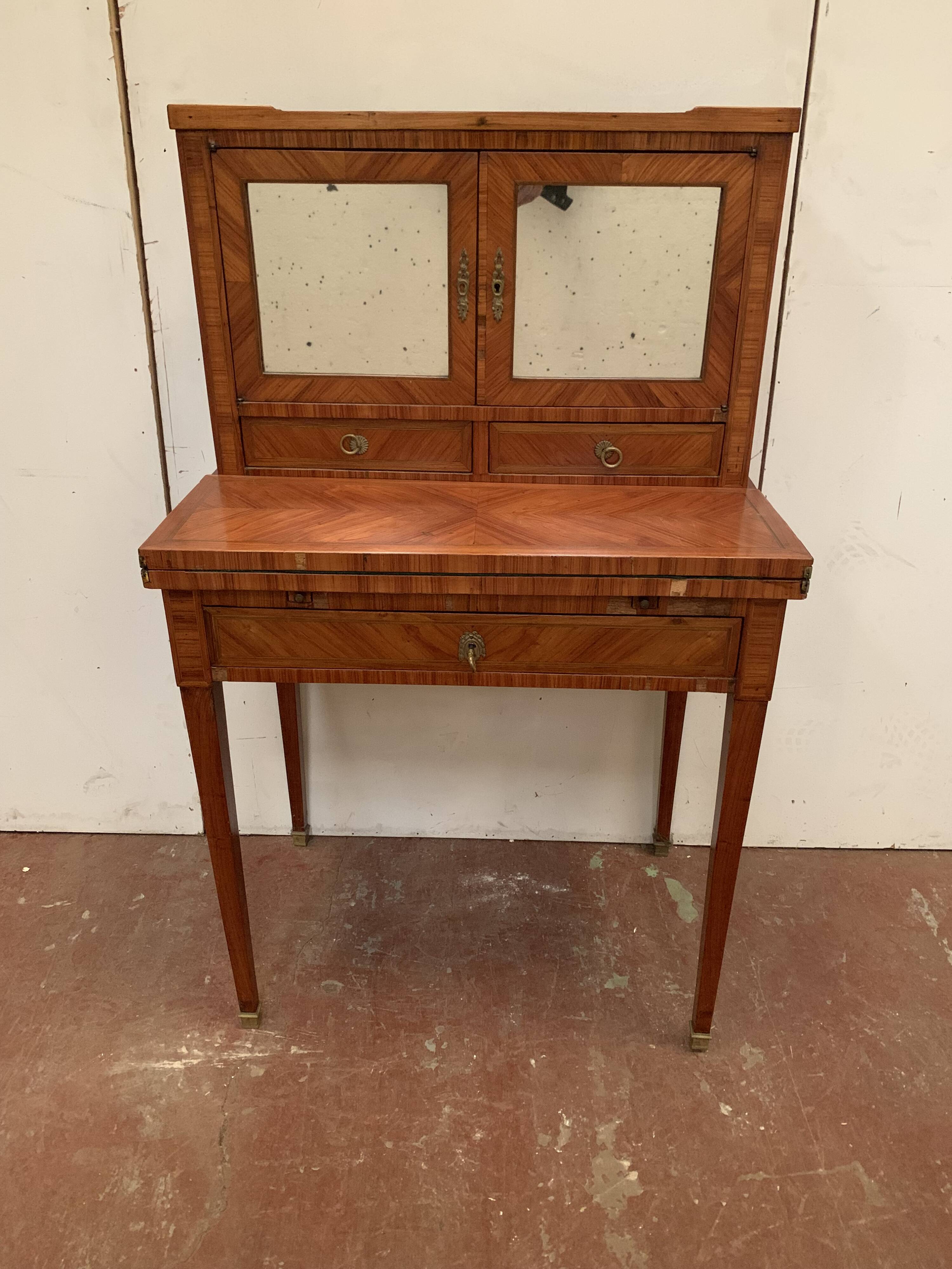 Lady desk in rosewood style Louis XVI XIX century