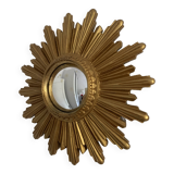 Vintage 1960s witch's eye sun mirror - 25 cm