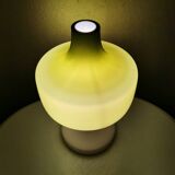 Mushroom table lamp designed in glass dijkstra 1970