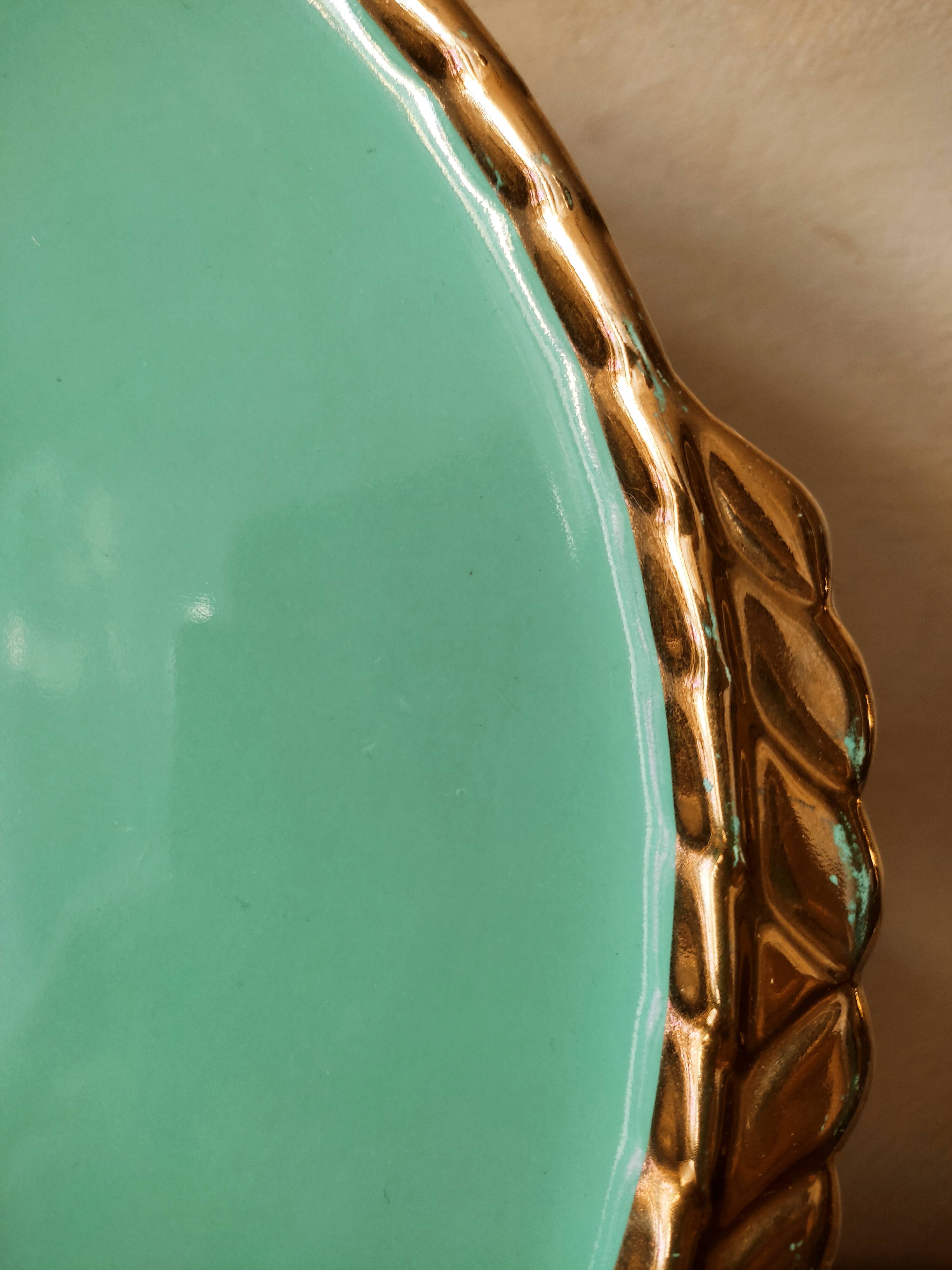 Pie dish in faience by Salins