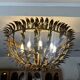 Brass chandelier 1960