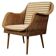 Rattan armchair from the 1970s by Uluv, Czechoslovakia