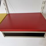 Multicolored wall unit by Tjerk Rijenga for Pilastro, Netherlands, 1960s