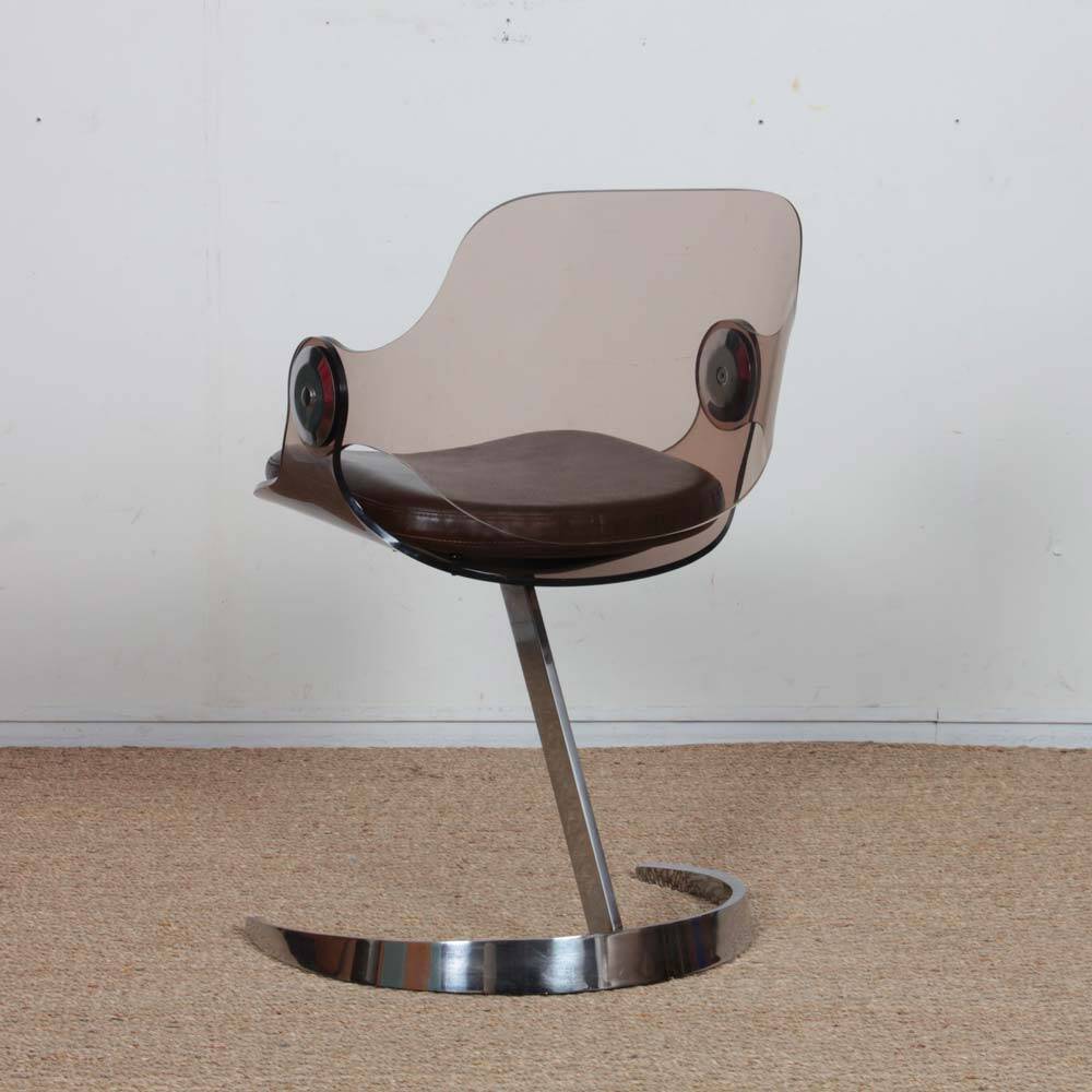 Vintage chair in the style of Boric Tabacoff, 1970