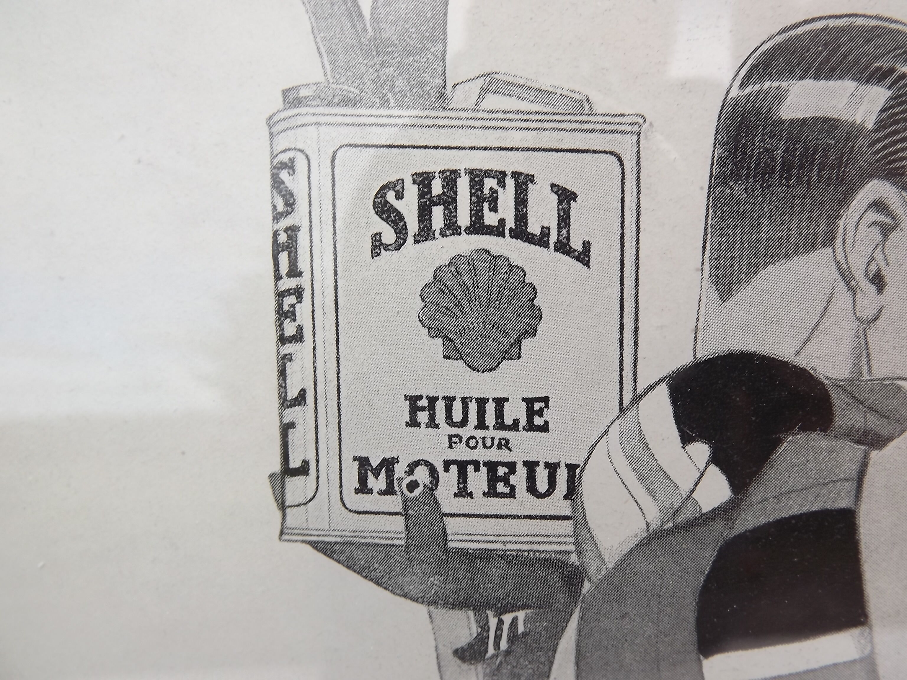 1929 Shell Paper Pub Poster by René Vincent