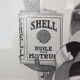 Affiche pub papier shell 1929 par René Vincent