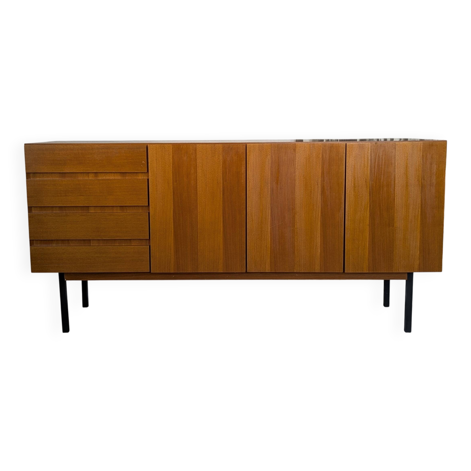Enfilade noyer, style scandinave, années 70