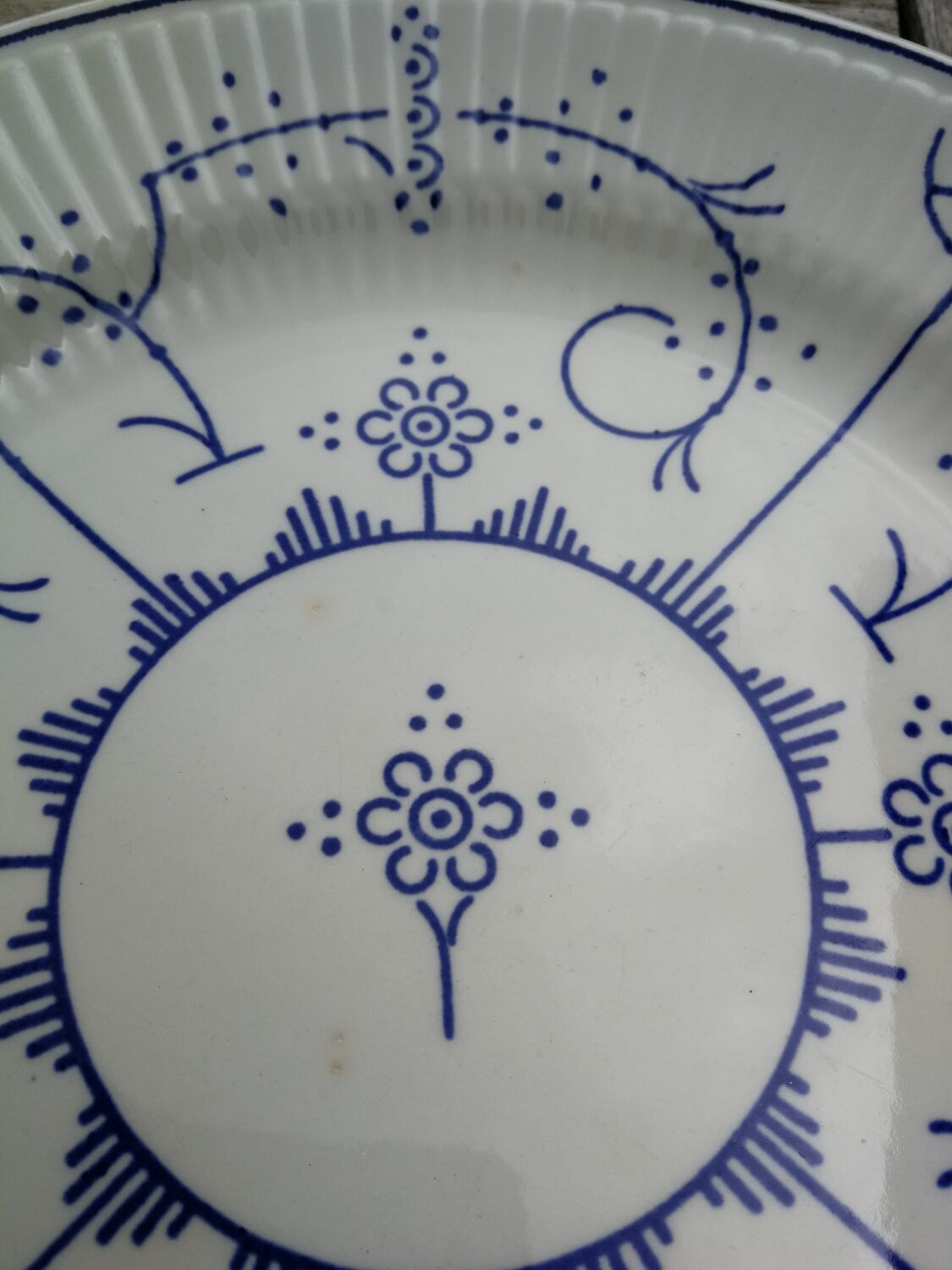 Set of 9 flat plates Copenhagen from Royal Boch