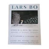 Original poster exhibition Lars Bo, 1968