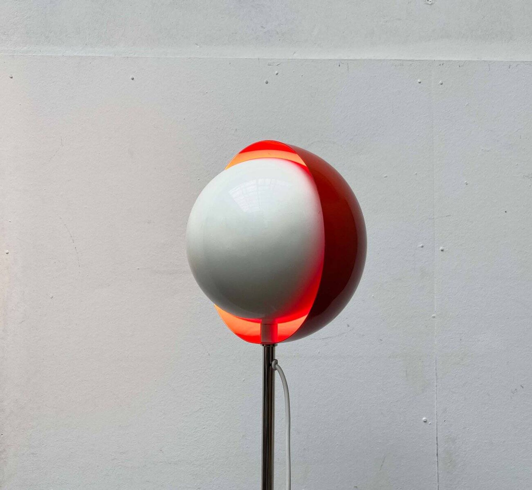 Lampadaire Éclipse Space Age Moderne du Milieu du Siècle, Allemagne, années 1960