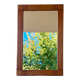 Art deco beech mirror