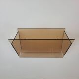 Acrylic magazine rack 1970s space age vintage 1970s