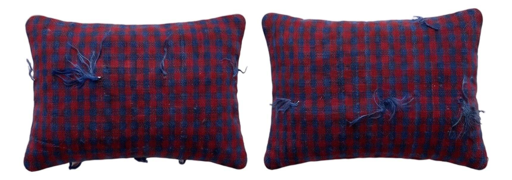 Set of 2 vintage kilim cushion covers 38x58 cm