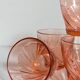Nine Vereco glasses in Rise glass 80s