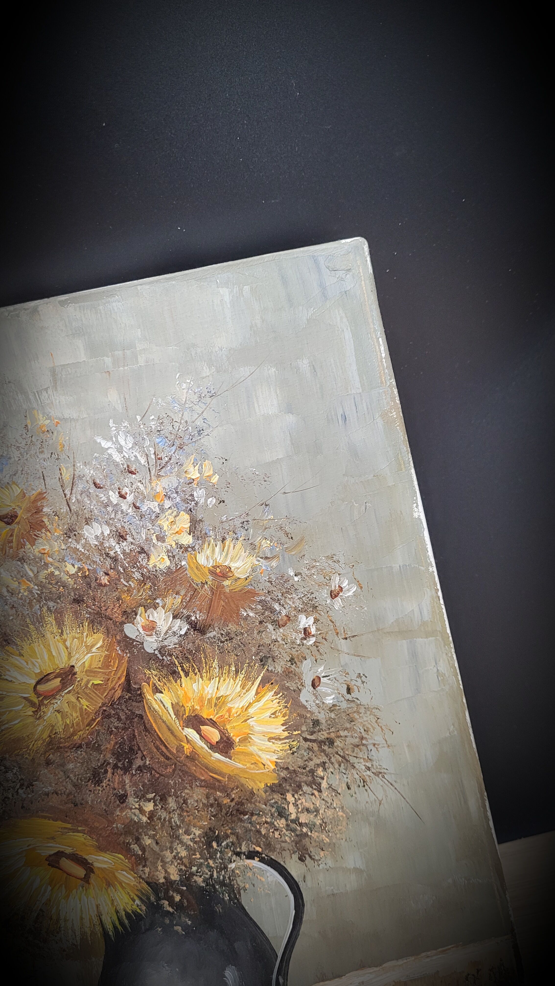 Painting on canvas Flowers Mogisse