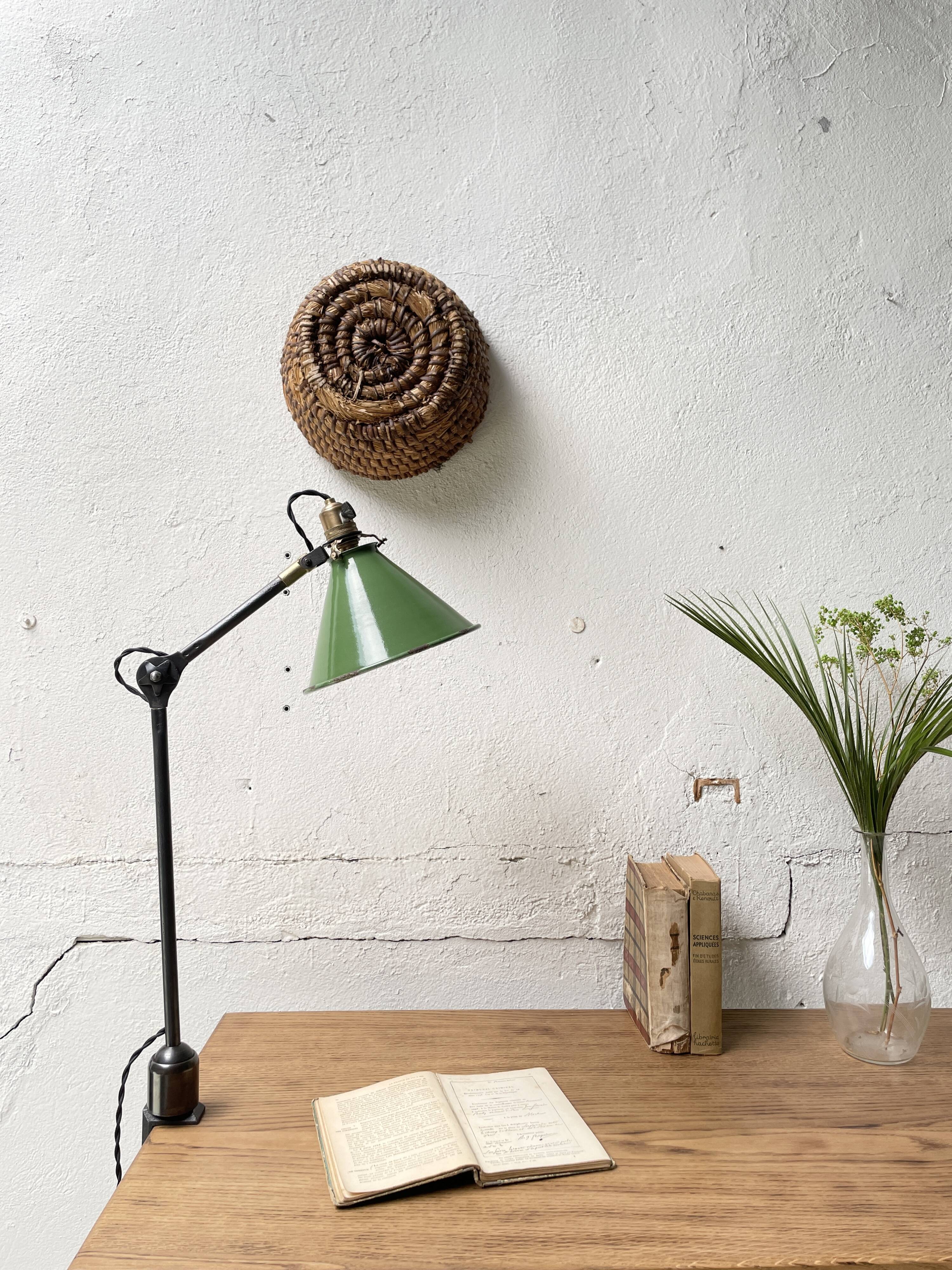 Mazda vice desk lamp, circa 1930