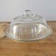 Glass arcopal cake dish with bell