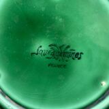 Sarreguemines pair of barbotine plates