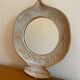Miroir vintage en ceramique années 1960