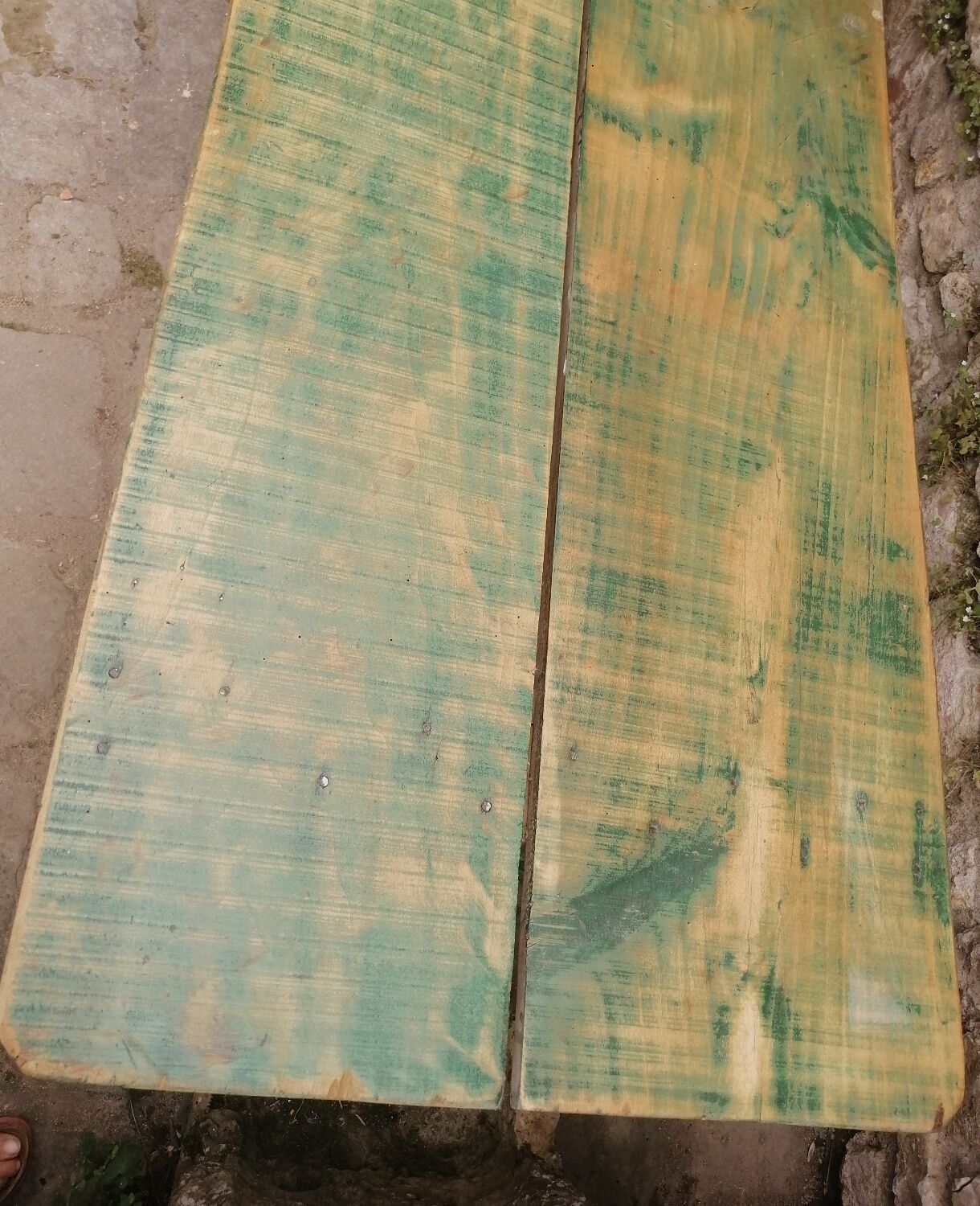 Folding wooden table long 200cm