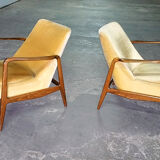Chair of the 50s/60s vintage Recliner system