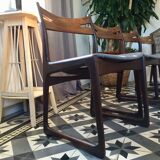 Lot of scandinavian chairs 1970