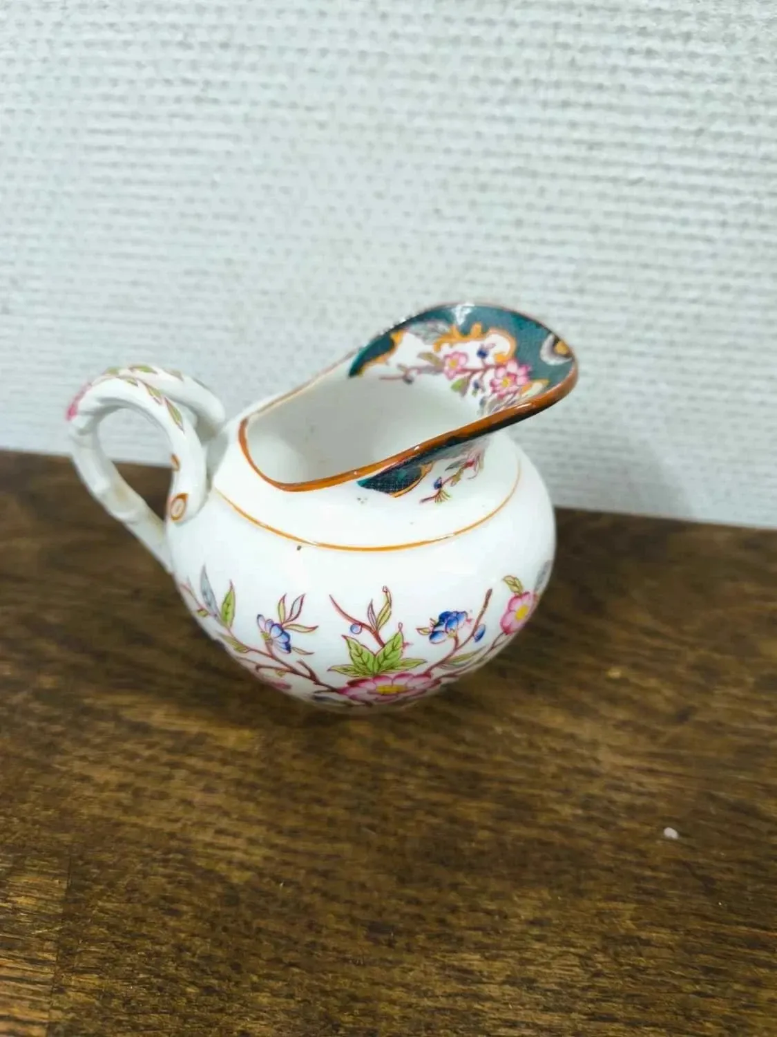 Small milk jug Sarreguemines Minton 215