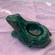 Advertising ashtray l'héritier-Guyot Dijon in vintage and collector's green enamelled ceramic