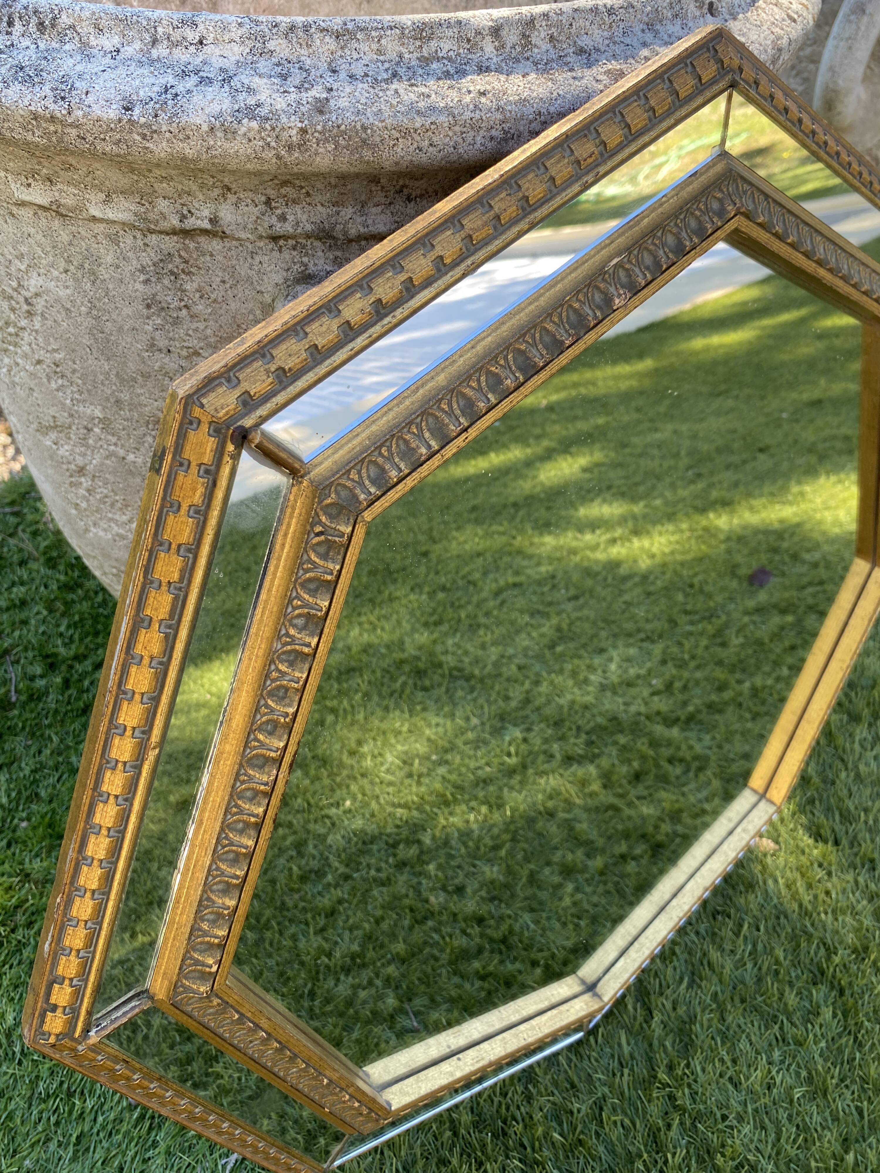 Mirror with glazing beads, 1940s
